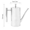 Tyenaza 304 Stainless Steel Oil Dispenser Bottle with Lid, Leak-Proof Vinegar and Seasoning Bottle for Kitchen and Home (L) view 3