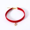 Haloppe Pet Collar Mini Star Pendant Red M view 3