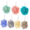 Luffa Shower Sponge Set, 7-Piece PE Bath Puffs view 1