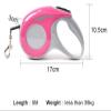 Retractable Leash for Dogs and Cats, 5 m, Max. 15 kg (Black, 3 m) view 2