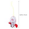 minkissy 6-Piece Cat Toy Set with Plush Mice view 3