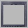 Fireplace Screen, Glass Fireplace Door, Satin-Finish, Black, 91.4 x 74.9 cm, Flat Decorative view 1