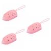 minkissy 3-Piece Portable Silicone Body Wash Brush, Double-Sided Shower Massage Brush, Gentle Exfoliation for Adults, with Hanging Loop view 1