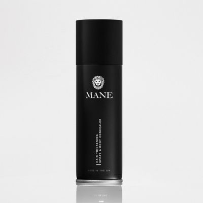 Mane Hair Thickening Spray 200 ml and 100 ml, 12 Shades (200 ml, Black)
