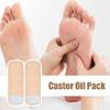 2-Pack Reusable Castor Oil Foot Wraps, Adjustable Soft Compress Pads view 3