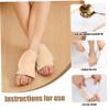 2-Pack Reusable Castor Oil Foot Wraps, Adjustable Soft Compress Pads view 4