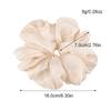 3-Piece Chiffon Organza Hair Scrunchies, Black view 3