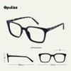 OPULIZE KOI Reading Glasses 5-Pack - Large Rectangular Frames - Black - Unisex - Spring Hinges - RRRRR50-1 - +3.50 view 2