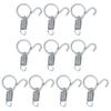 Ranuw Metal Spring Latch Hooks for Pet Cages - 10 Pack view 1