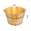 ONWEE Wooden Barrel Foot Bath, Solid Wood Foot Bath Tub for Adults, Large Vision view 3