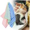 FRCOLOR 10-Pack Superfine Fiber Guinea Pig Blankets, Washable, Absorbent and Warm Cage Liners for Small Pets view 2