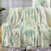 Snuggle Blanket 150 x 200 cm, Monstera Leaf Tropical Plant Fleece Throw view 1