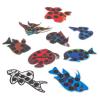 minkissy 9-Piece Liquid Crystal Aquarium Thermometer Stickers view 1