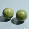 2 Jade Hand Massage Balls, Smoothly Polished for Muscles view 2