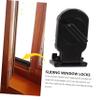 Hemobllo Adjustable Aluminum Alloy Window Lock with Rubber Child Safety Lock, Non-Slip, for Sliding Windows and Doors view 4