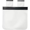 3-Piece Transparent PEVA Travel Cosmetic Bag Set, White view 1