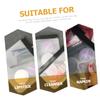 3-Piece Transparent PEVA Travel Cosmetic Bag Set, White view 2