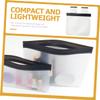 3-Piece Transparent PEVA Travel Cosmetic Bag Set, White view 3