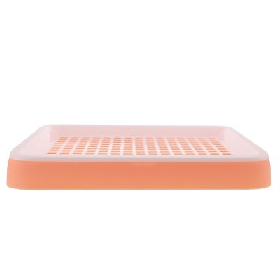Minkissy Small Pet Toilet, Rabbit Training Potty, Indoor Cage Litter Tray, Pink