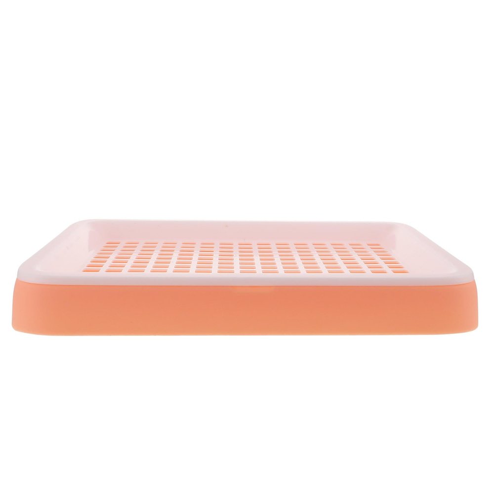 Minkissy Small Pet Toilet, Rabbit Training Potty, Indoor Cage Litter Tray, Pink