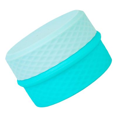 FRCOLOR Blue Silicone Travel Container with Spoon