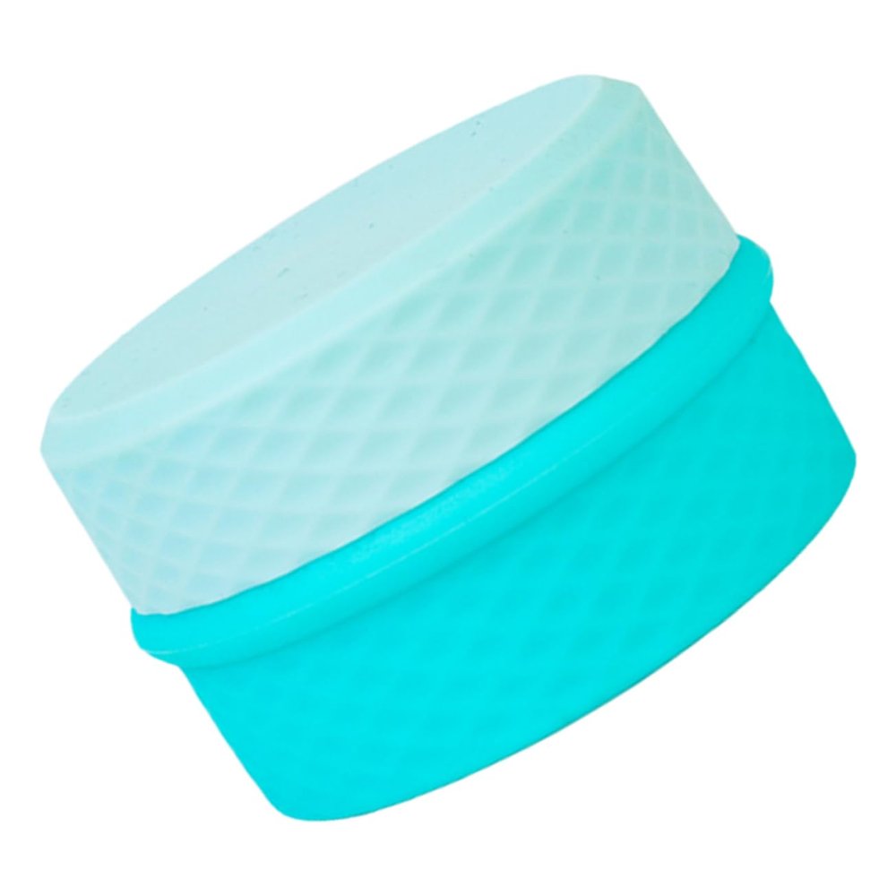 FRCOLOR Blue Silicone Travel Container with Spoon