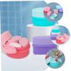 FRCOLOR Blue Silicone Travel Container with Spoon view 2