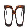 PARWANA Large Square Reading Glasses, Anti-Blue-Light Computer Readers, Bean Curd, +3.00 view 2