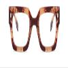 PARWANA Square Reading Glasses with Blue-Light Protection, Pink, +200 view 2