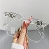 PARWANA Designer Blue-Light-Blocking Computer Reading Glasses, Transparent, +1.50 view 2