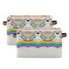 Sky Rainbow Unicorn S Storage Box, Toy Organizer Basket, Large Laundry Basket for Kids’ Living Room or Nursery view 2