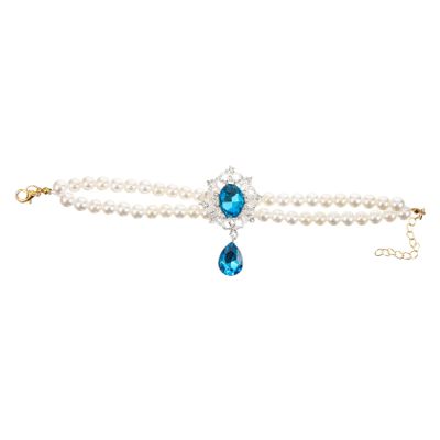 Minkissy Imitation Pearl Collar for Pets, Adjustable Collar for Small Animals, Decorative Cat Collar