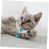 Minkissy Imitation Pearl Collar for Pets, Adjustable Collar for Small Animals, Decorative Cat Collar view 3