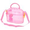 minkissy 1-Set Small Animal Carrier Bag, Hamster Transport Carrier with Food and Water Containers and Bathtub for Travel, Hiking, and Outings view 1