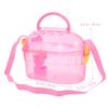 minkissy 1-Set Small Animal Carrier Bag, Hamster Transport Carrier with Food and Water Containers and Bathtub for Travel, Hiking, and Outings view 2