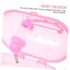 minkissy 1-Set Small Animal Carrier Bag, Hamster Transport Carrier with Food and Water Containers and Bathtub for Travel, Hiking, and Outings view 3