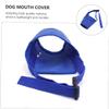 Adjustable Dog Muzzle with Bite Protection, 3-Pack, Oxford Fabric view 2