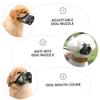 Adjustable Dog Muzzle with Bite Protection, 3-Pack, Oxford Fabric view 4