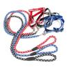 Minkissy Adjustable Dog Harness with Reflective Leash for Puppies and Cats - Red view 1