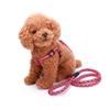 Minkissy Adjustable Dog Harness with Reflective Leash for Puppies and Cats - Red view 4