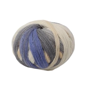 100 g, 500 m Hand-Dyed Wool Yarn Ball, Color 9016