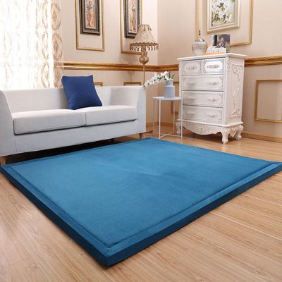 Single Tree Forest Solid-Color Rug for Kids’ Room, Crawling Mat, Yoga Mat & Exercise Pad, Royal Blue, 60 x 100 cm