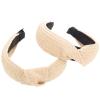 2-Piece Raffia Headbands for Women, Beige view 1