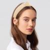 2-Piece Raffia Headbands for Women, Beige view 3