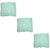 OSALADI 3-Piece Handmade Knitted Wool Blanket Set for Newborns, Light Green view 1
