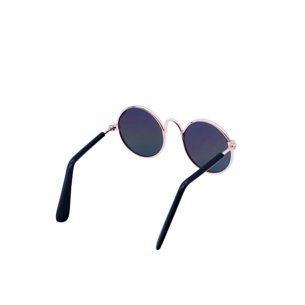 FRCOLOR Sunglasses for Small Dogs and Cats, Fashionable Glasses with Spring Temples for Pet Photos