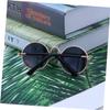FRCOLOR Sunglasses for Small Dogs and Cats, Fashionable Glasses with Spring Temples for Pet Photos view 3