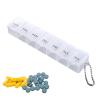 Weekly Pill Organizer, Transparent 7-Day Medication Case view 1