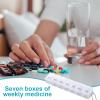 Weekly Pill Organizer, Transparent 7-Day Medication Case view 3