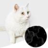 curfair Silicone Cat Feeding Mat with Smooth Edges, Slow Feeding, Suction Cup, BPA-Free, Black, Size S view 3